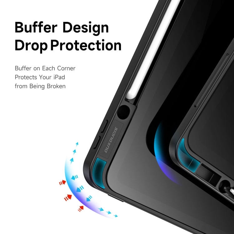 For iPad Pro 12.9 2022/2021/2020/2018 DUX DUCIS Magi Series Shockproof Tablet Case(Black) - free shipping - PMC Jewellery - Order now!
