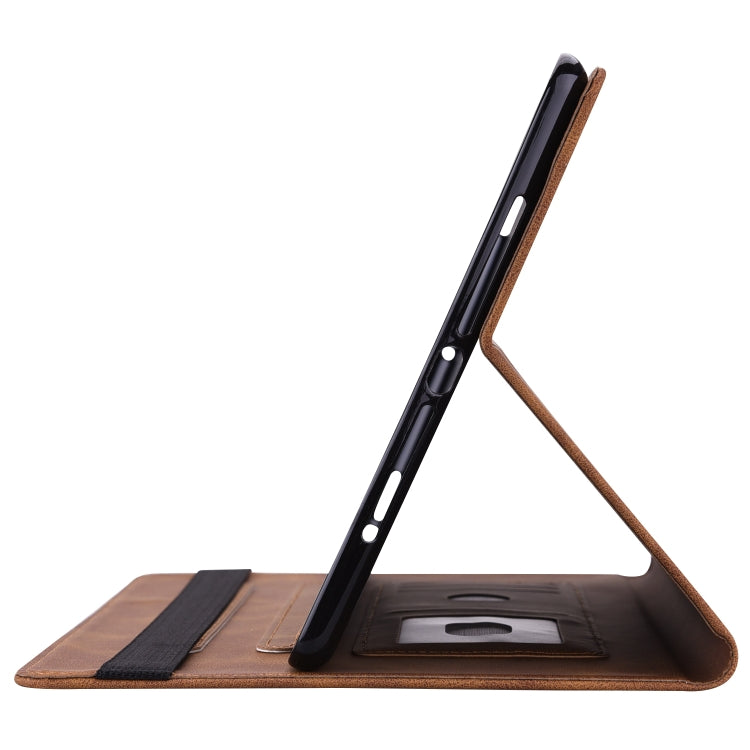 For Realme Pad X Butterfly Flower Embossed Leather Tablet Case(Brown) - Realme by PMC TechLife | Online Shopping South Africa | PMC TechLife | Buy Now Pay Later Mobicred