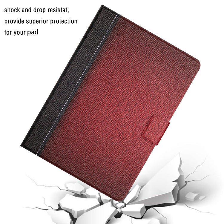 For Lenovo Tab M10 3rd Gen Stitching Solid Color Smart Leather Tablet Case(Red) - Lenovo by PMC TechLife | Online Shopping South Africa | PMC TechLife | Buy Now Pay Later Mobicred