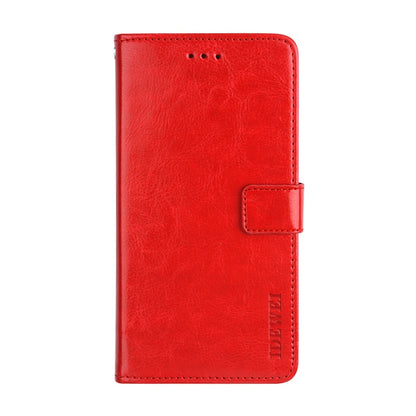 For Doogee X90 idewei Crazy Horse Texture Horizontal Flip Leather Case with Holder & Card Slots & Wallet(Red) - More Brand by idewei | Online Shopping South Africa | PMC Jewellery | Buy Now Pay Later Mobicred