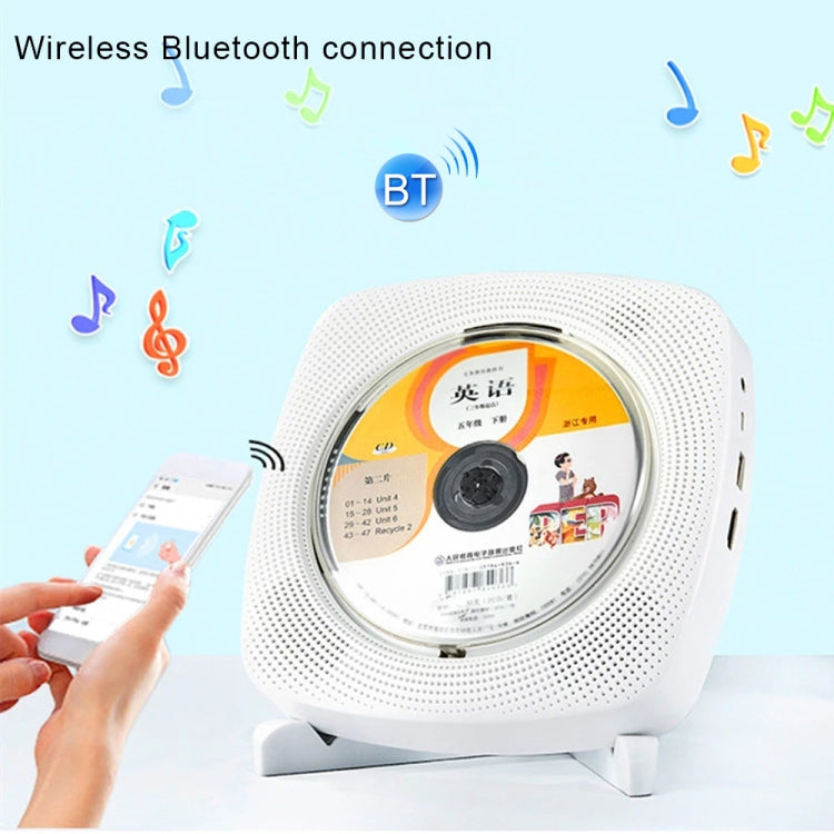 Kecag KC-609 Wall Mounted Home DVD Player Bluetooth CD Player, Specification:DVD/CD+Connectable TV  + Plug-In Version(Blue) - free shipping - PMC Jewellery - Order now!