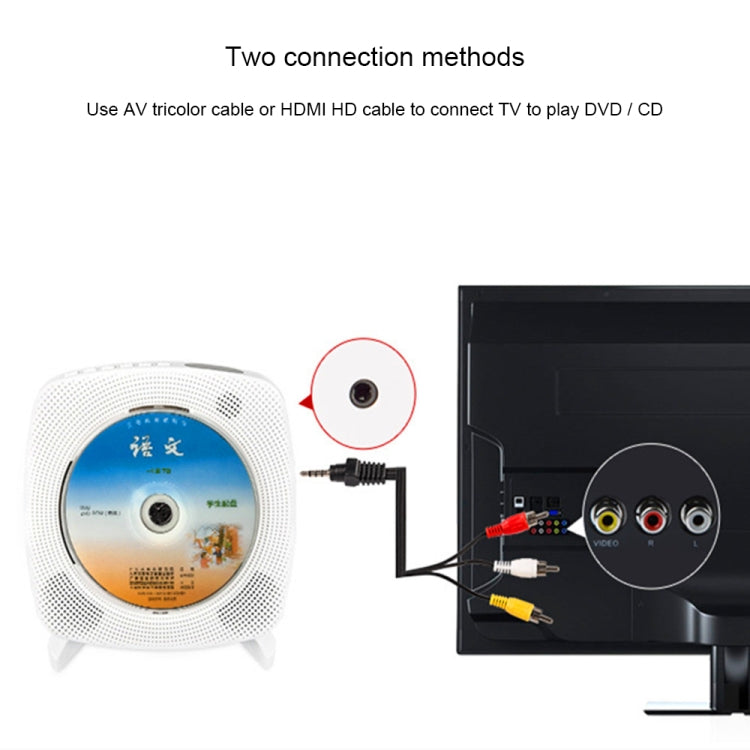 Kecag KC-609 Wall Mounted Home DVD Player Bluetooth CD Player, Specification:DVD/CD+Connectable TV + Charging Version(Blue) - free shipping - PMC Jewellery - Order now!
