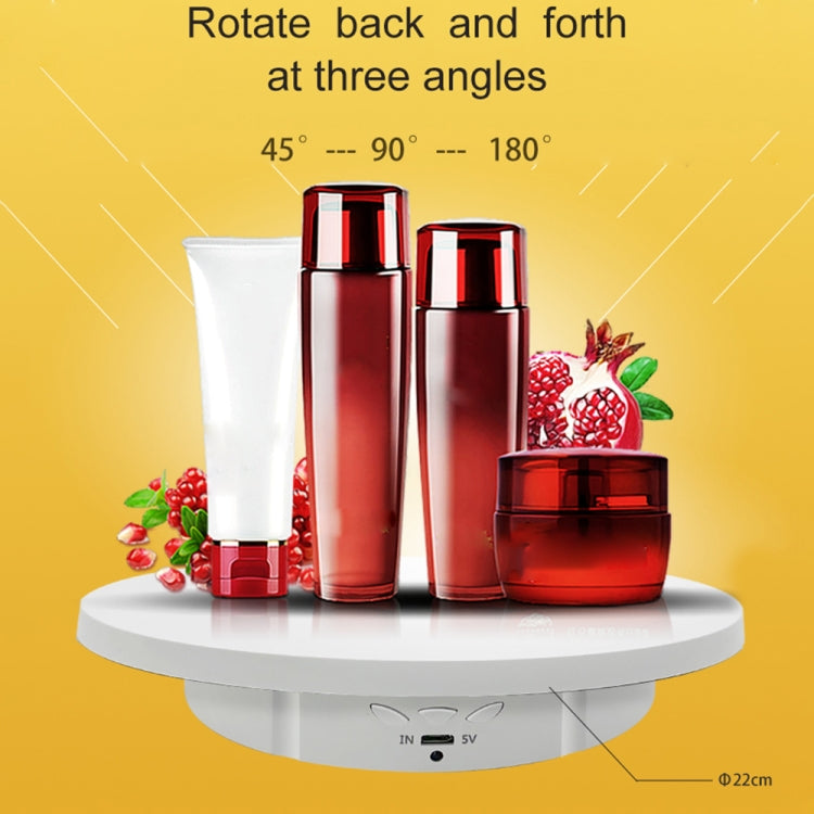 3 in 1 Remote Electric Rotating Display Stand Turntable(White) -  by PMC TechLife | Online Shopping South Africa | PMC TechLife | Buy Now Pay Later Mobicred