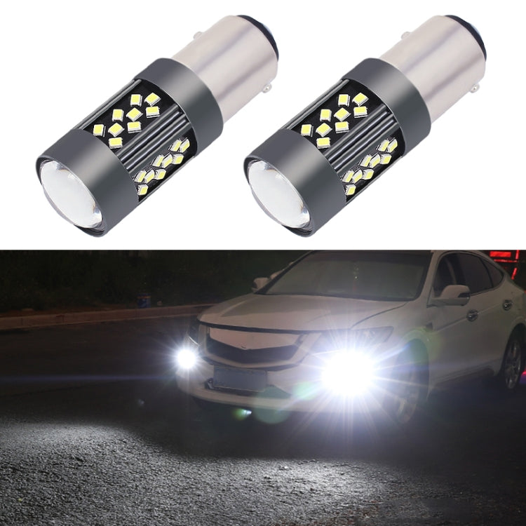 1 Pair 1157 12V 7W Continuous Car LED Fog Light(White Light) - Fog / Driving Lights by PMC Jewellery | Online Shopping South Africa | PMC Jewellery | Buy Now Pay Later Mobicred