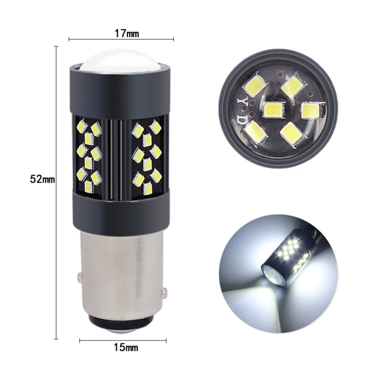 1 Pair 1157 12V 7W Continuous Car LED Fog Light(Orange Light) - Fog / Driving Lights by PMC TechLife | Online Shopping South Africa | PMC TechLife | Buy Now Pay Later Mobicred