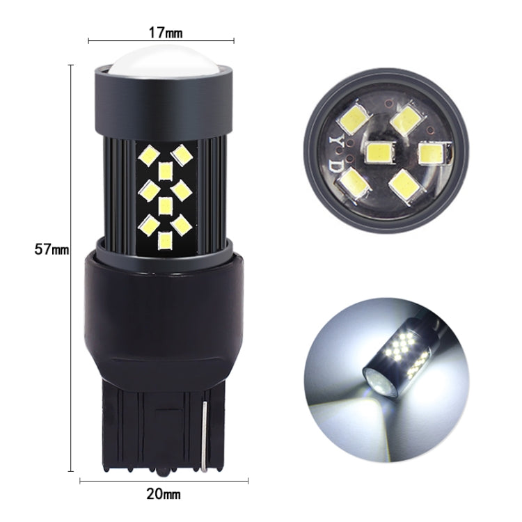 1 Pair 7443 12V 7W Continuous Car LED Fog Light(Red Light) - Fog / Driving Lights by PMC TechLife | Online Shopping South Africa | PMC TechLife | Buy Now Pay Later Mobicred