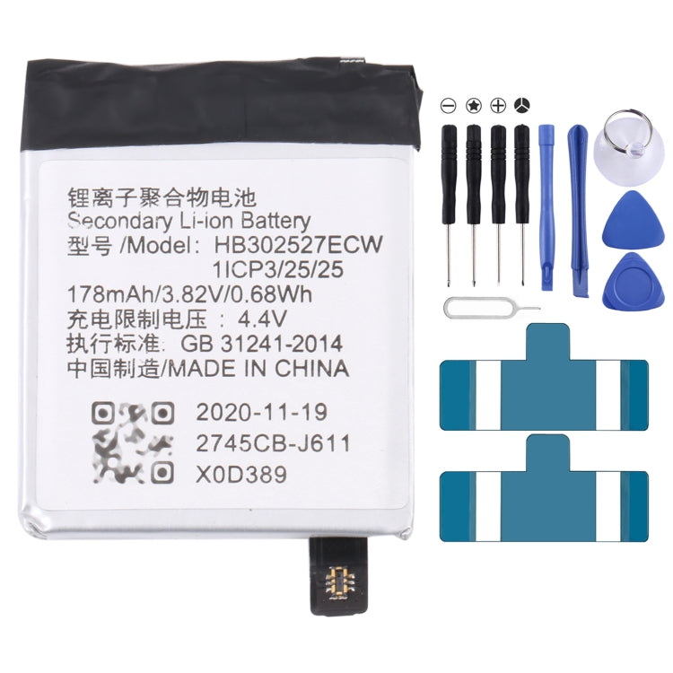 178mAh HB302527ECW For Honor Watch Magic GT 42MM Li-Polymer Battery Replacement - For Huawei by PMC Jewellery | Online Shopping South Africa | PMC Jewellery | Buy Now Pay Later Mobicred
