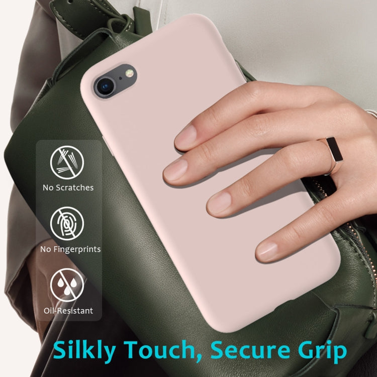 For iPhone SE 2022 / SE 2020 Shockproof Full Coverage Silicone Soft Protective Case(Pink) - free shipping - PMC TechLife - Order now!