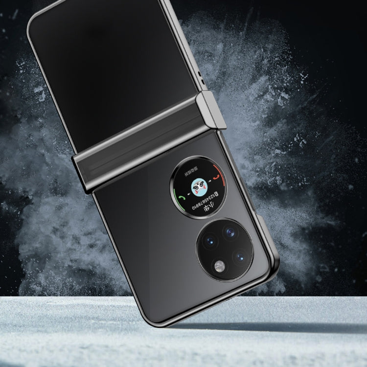 For Huawei P50 Pocket Electroplating PC Full Coverage Shockproof Phone Case(Silver) - Huawei Cases by PMC TechLife | Online Shopping South Africa | PMC TechLife | Buy Now Pay Later Mobicred