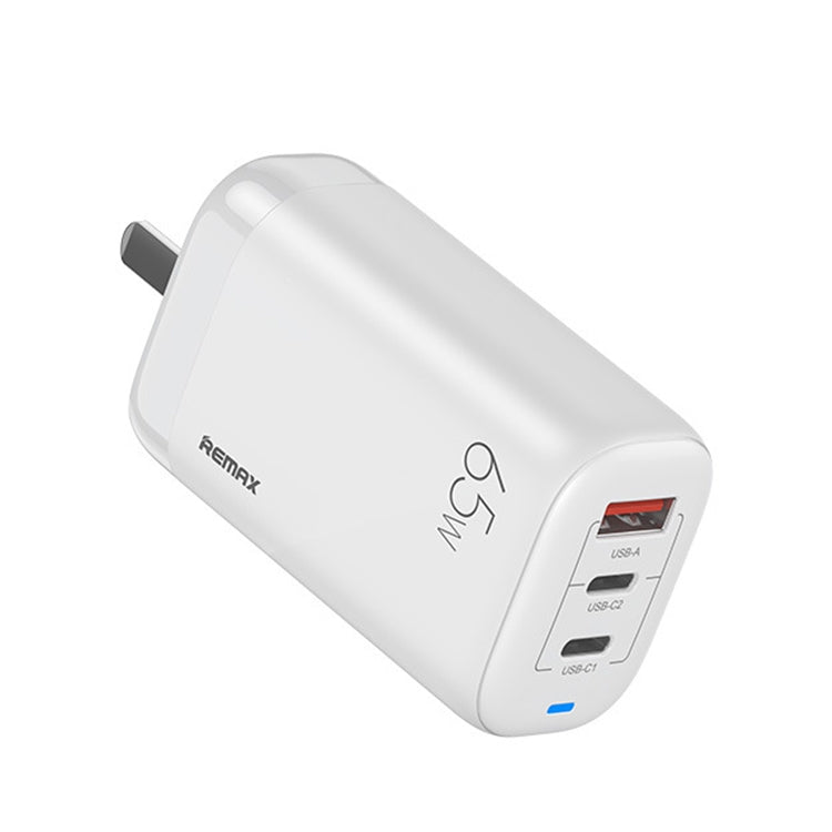 REMAX RP-U55 Territory Series 65W USB+Dual USB-C / Type-C Interface Fast Charger, Specification:CN Plug(White) - free shipping - PMC Jewellery - Order now!