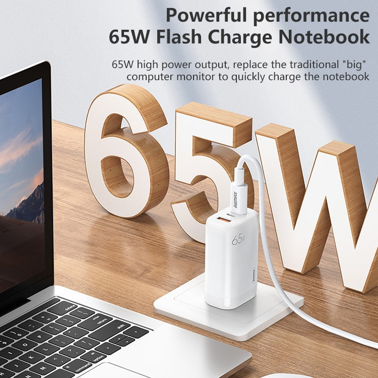 REMAX RP-U55 Territory Series 65W USB+Dual USB-C / Type-C Interface Fast Charger, Specification:CN Plug(White) - free shipping - PMC Jewellery - Order now!