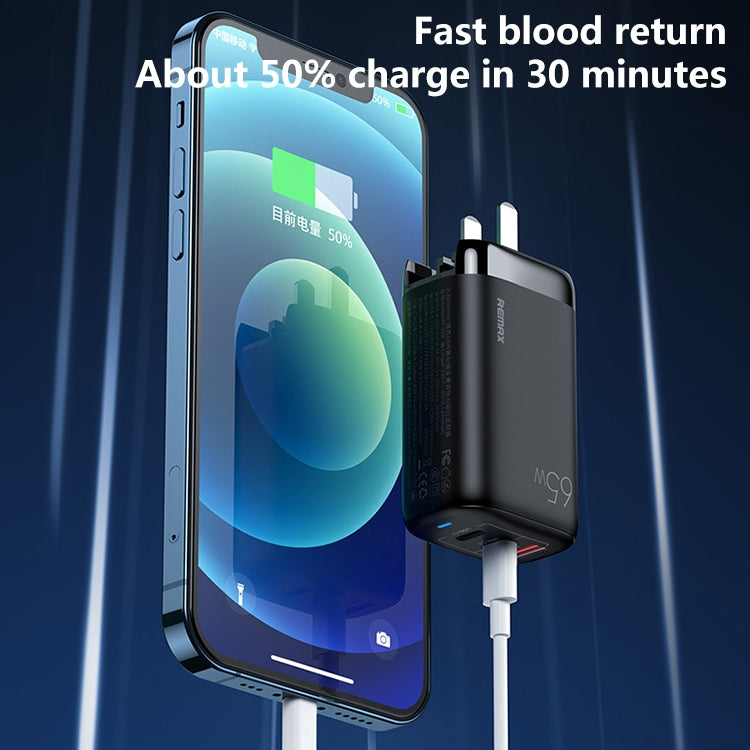 REMAX RP-U55 Territory Series 65W USB+Dual USB-C / Type-C Interface Fast Charger, Specification:CN Plug(White) - free shipping - PMC Jewellery - Order now!