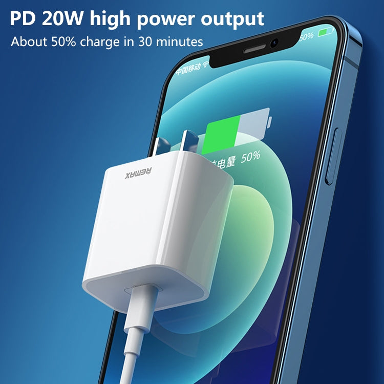 REMAX RP-U79 Speed Series 20W USB-C/Type-C Multi-Compatible Fast Charger, Specification:EU Plug(White) - USB Charger by REMAX | Online Shopping South Africa | PMC Jewellery | Buy Now Pay Later Mobicred