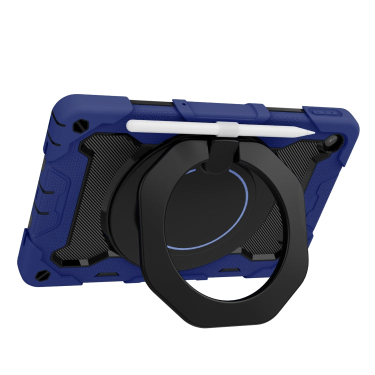 For Lenovo Tab M10 Plus 3rd Gen Armor Contrast Color Silicone + PC Tablet Case(Navy Blue) - Lenovo by PMC TechLife | Online Shopping South Africa | PMC TechLife | Buy Now Pay Later Mobicred