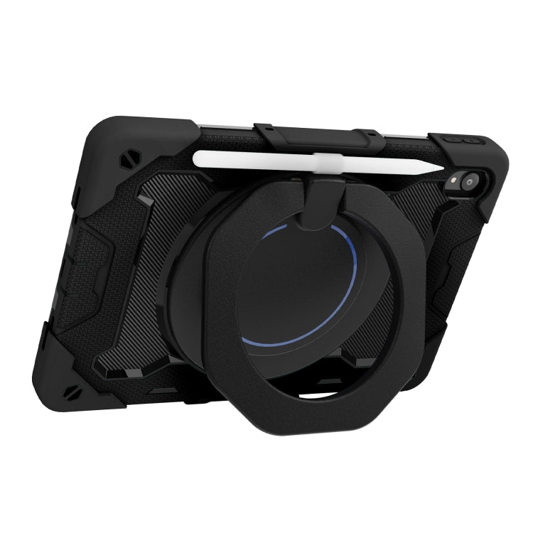 For Lenovo Tad P11 Armor Contrast Color Silicone + PC Tablet Case(Black) - Lenovo by PMC TechLife | Online Shopping South Africa | PMC TechLife | Buy Now Pay Later Mobicred