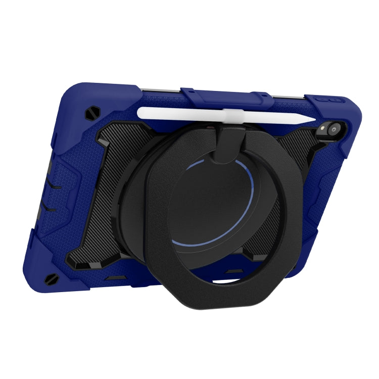 For Lenovo Tad P11 Armor Contrast Color Silicone + PC Tablet Case(Navy Blue) - Lenovo by PMC TechLife | Online Shopping South Africa | PMC TechLife | Buy Now Pay Later Mobicred