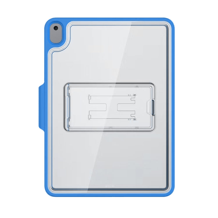 Mutural Transparent Holder Tablet Case For iPad 10.2 2021 / 2020 / 2019 / 10.5(Blue) - free shipping - PMc TechLife - Order now!