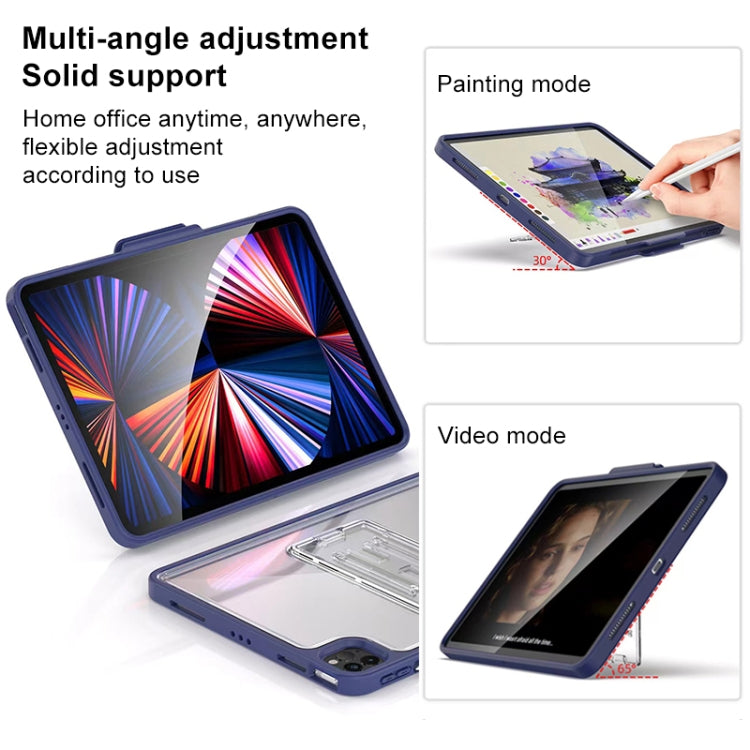Mutural Transparent Holder Tablet Case For iPad Air 2022/ 2020 10.9(Orange) - free shipping - PMc TechLife - Order now!