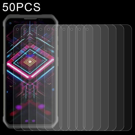 50 PCS 0.26mm 9H 2.5D Tempered Glass Film For Doogee V11 - For Doogee by PMC Jewellery | Online Shopping South Africa | PMC Jewellery | Buy Now Pay Later Mobicred