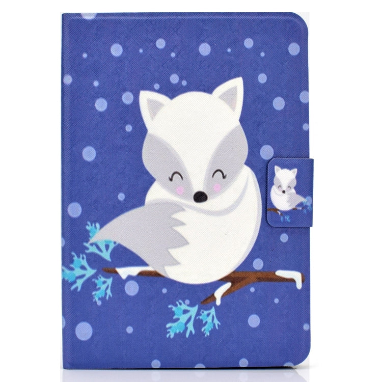 For Amazon Kindle Fire 7 2022 Electric Horizontal Flat Painted Leather Tablet Case(Arctic Fox) - free shipping - PMC TechLife - Order now!