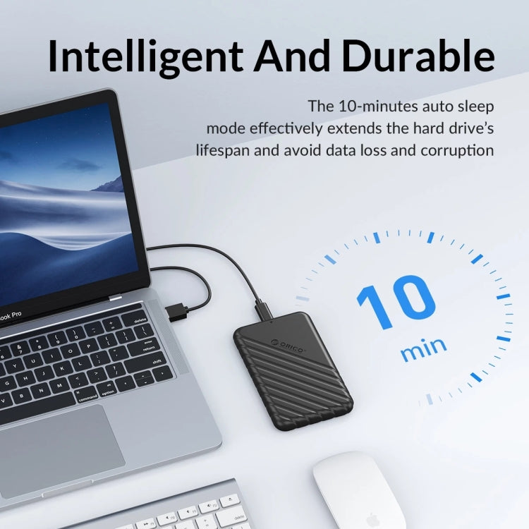 ORICO 25PW1C-C3 Type-C to Type-C 2.5 inch External Storage Hard Drive Case(Black) - free shipping - PMC Jewellery - Order now!