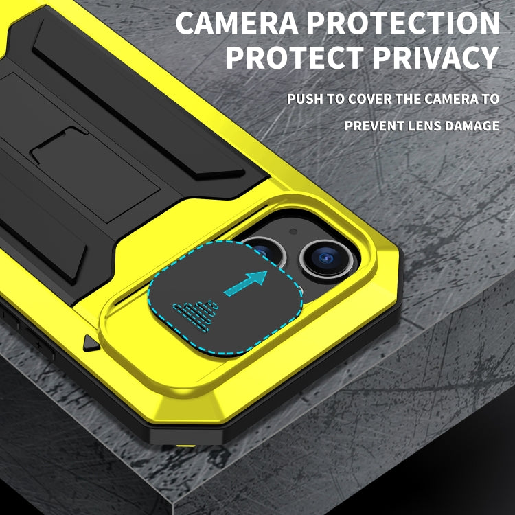 For iPhone 14 R-JUST Shockproof Life Waterproof Dust-proof Case (Yellow) - free shipping - PMC TechLife - Order now!
