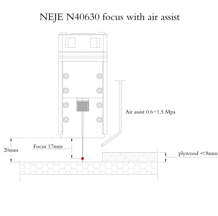 NEJE MASTER 3 Plus Laser Engraver with N40630 Laser Module(EU Plug) - DIY Engraving Machines by NEJE | Online Shopping South Africa | PMC Jewellery | Buy Now Pay Later Mobicred