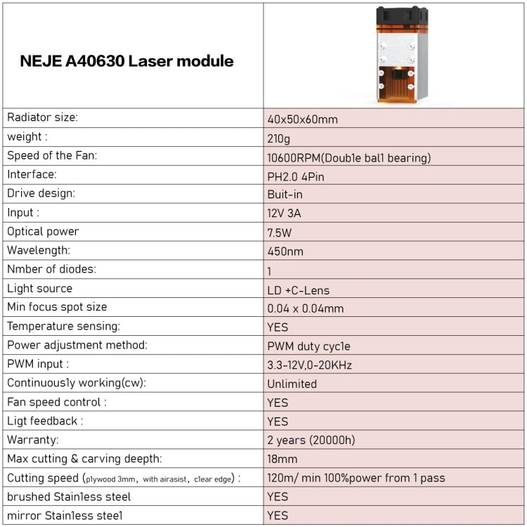 NEJE MASTER 3 Plus Laser Engraver with A40630 Laser Module(EU Plug) - free shipping - PMC Jewellery - Order now!