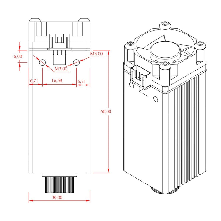 NEJE N30610 2.5W 450nm Laser Engraver Module Kits - free shipping - PMC TechLife - Order now!