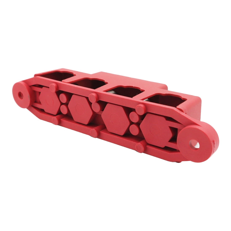 1 Pair Black & Red M8 Stud RV Ship High Current Power Distribution Terminal Block with Cover - free shipping - PMC TechLife - Order now!