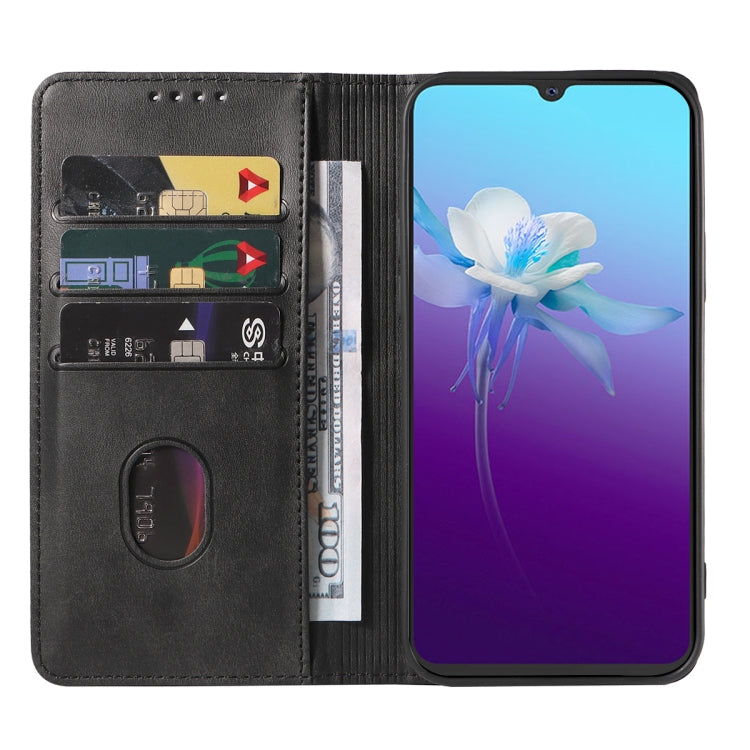For vivo V20 2021 Magnetic Closure Leather Phone Case(Black) - vivo Cases by PMC TechLife | Online Shopping South Africa | PMC TechLife