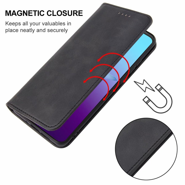 For vivo V20 2021 Magnetic Closure Leather Phone Case(Black) - vivo Cases by PMC TechLife | Online Shopping South Africa | PMC TechLife