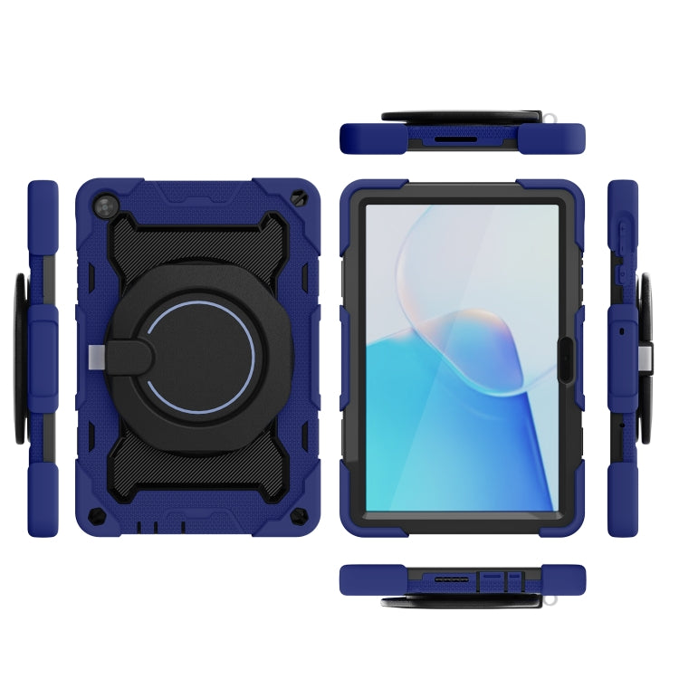 For Huawei MatePad T 10s / T10 Armor Contrast Color Silicone + PC Tablet Case(Dark Blue) - Huawei by PMC TechLife | Online Shopping South Africa | PMC TechLife | Buy Now Pay Later Mobicred
