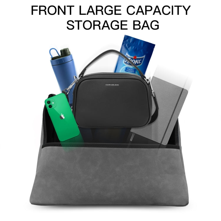 Car Center Console Hanging Bag Sheepskin Leather Storage Bag(Blue) - Seat Accessories by PMC TechLife | Online Shopping South Africa | PMC TechLife | Buy Now Pay Later Mobicred