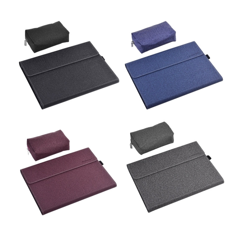 For Microsoft Surface Pro 9 All-Inclusive Drop Tablet PC Case With Power Pack(Wine Red) - Others by PMC TechLife | Online Shopping South Africa | PMC TechLife | Buy Now Pay Later Mobicred