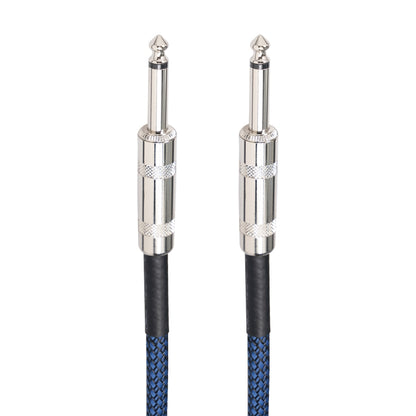 TC048BL 6.35mm Plug Male to Male Electric Guitar Mono Audio Cable, Length:10m - Microphone Audio Cable & Connector by PMC Jewellery | Online Shopping South Africa | PMC Jewellery | Buy Now Pay Later Mobicred