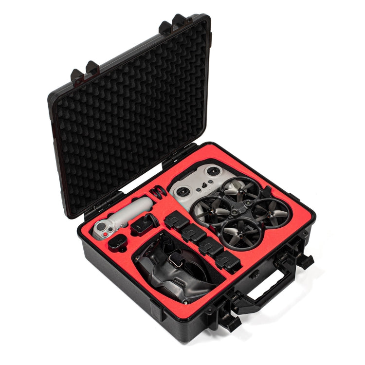 STARTRC ABS Waterproof Shockproof Suitcase For DJI Avata, Compatible with DJI Goggles 2 / FPV Goggles V2+FPV RC(Black) - Cases & Bags by STARTRC | Online Shopping South Africa | PMC Jewellery | Buy Now Pay Later Mobicred