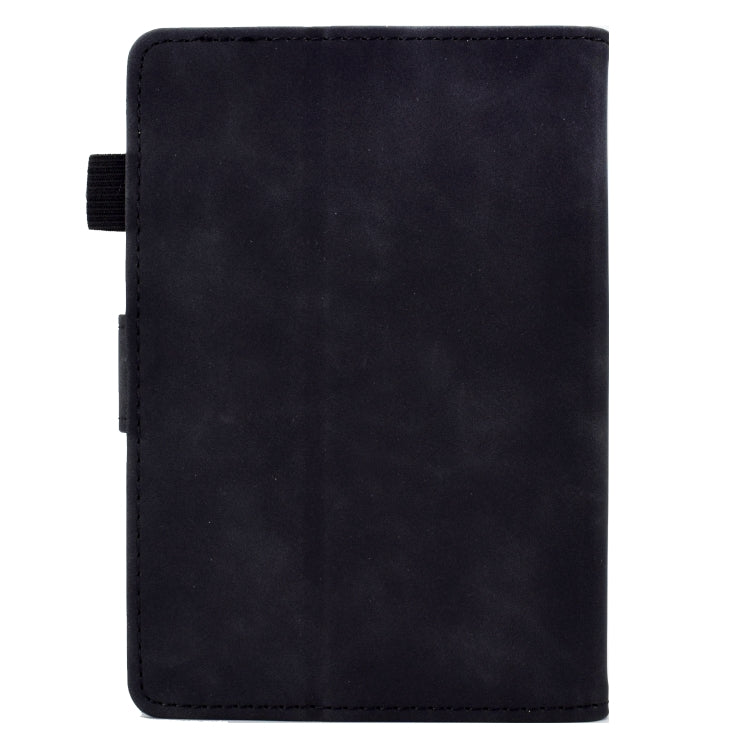 For Amazon Kindle Paperwhite 5 Embossed Smile Flip Tablet Leather Case(Black) - Amazon by PMC TechLife | Online Shopping South Africa | PMC TechLife | Buy Now Pay Later Mobicred