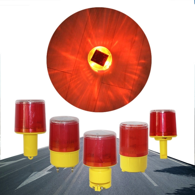 Night Solar Safety Warning Flash Light, Specification:01 Screw Fixed(Yellow) - Warning Lights by PMC TechLife | Online Shopping South Africa | PMC TechLife | Buy Now Pay Later Mobicred