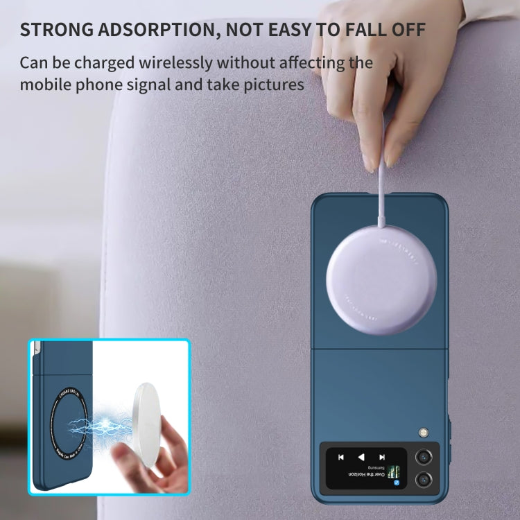 For Samsung Galaxy Z Flip4 Magsafe Magnetic Folding PC Phone Case(Blue) - free shipping - PMC TechLife - Order now!