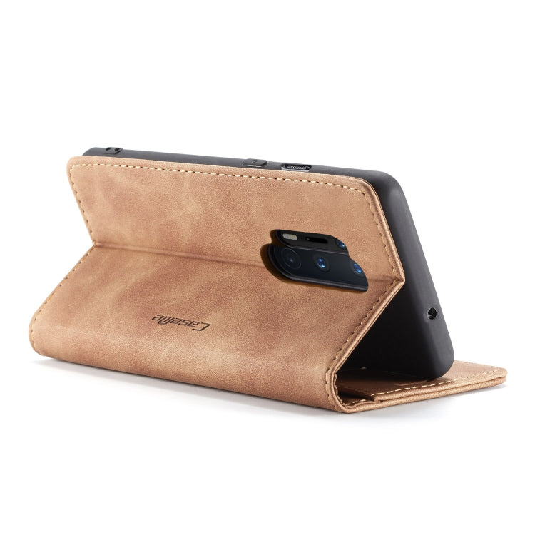 For OnePlus 8 Pro CaseMe Multifunctional Horizontal Flip Leather Case, with Card Slot & Holder & Wallet(Brown) - OnePlus Cases by CaseMe | Online Shopping South Africa | PMC Jewellery | Buy Now Pay Later Mobicred