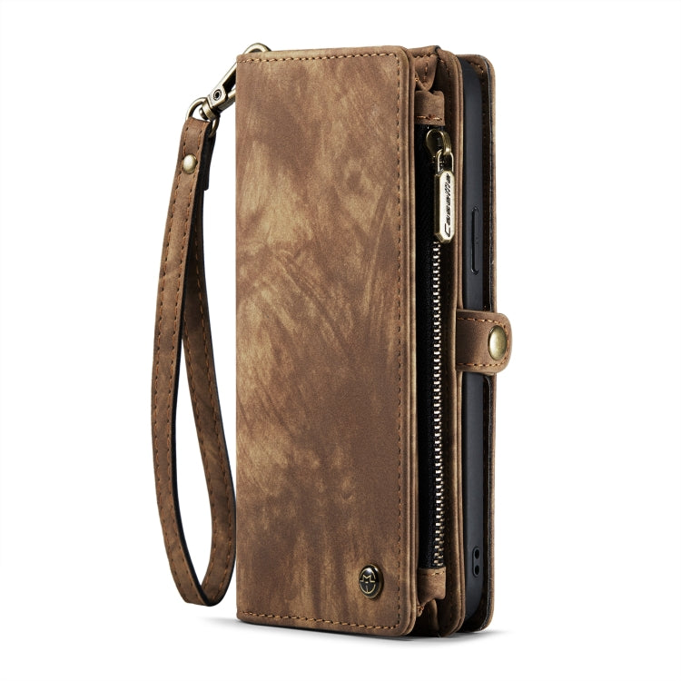 For iPhone 14 Pro Max CaseMe 008 Detachable Multifunctional Leather Phone Case(Brown) - free shipping - PMC Jewellery - Order now!