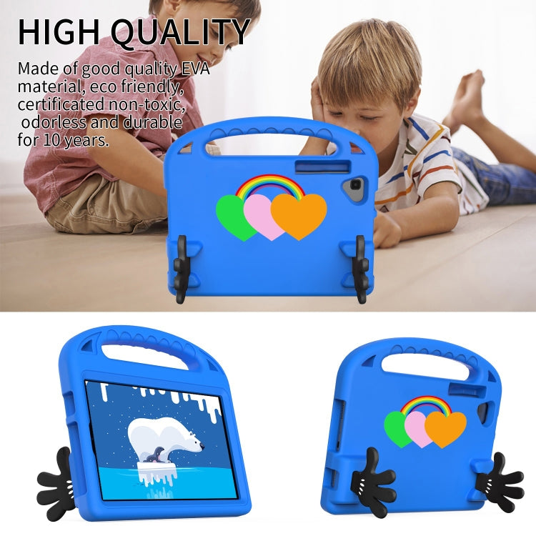For Lenovo Tab M10 Plus Love Small Palm Holder EVA Tablet Case(Blue) - Lenovo by PMC TechLife | Online Shopping South Africa | PMC TechLife | Buy Now Pay Later Mobicred