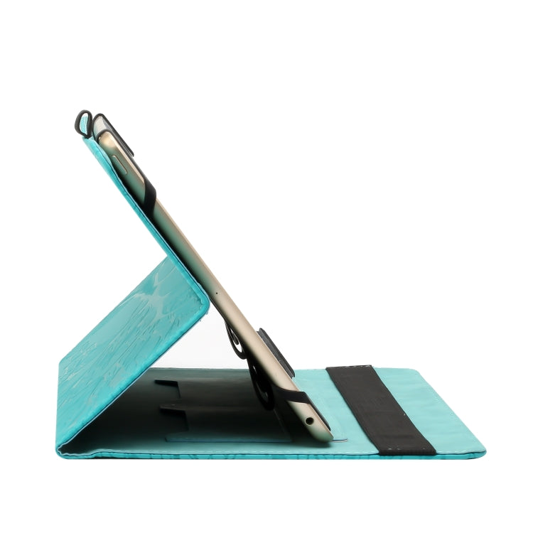 For 10 inch Life Tree Pattern Flip Universal Leather Tablet Case(Blue) - free shipping - PMC TechLife - Order now!
