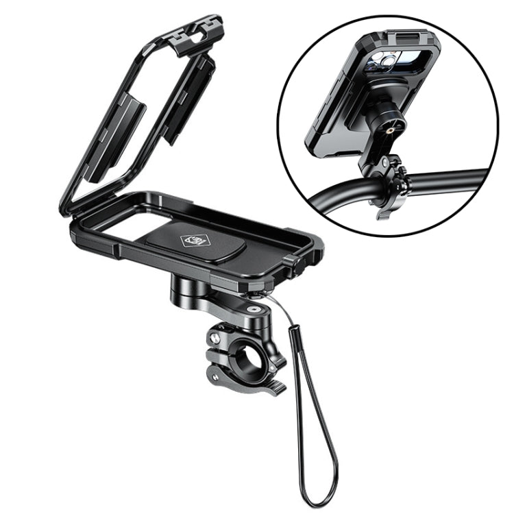 M18L-QD Motorcycle / Bicycle Waterproof Quick Release Mobile Phone Holder - Holder by PMC Jewellery | Online Shopping South Africa | PMC Jewellery | Buy Now Pay Later Mobicred