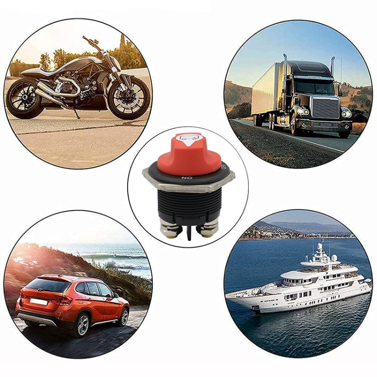 50A 10AWG Car Yacht Battery Selector Isolator Disconnect Rotary Switch Cut With Power Cord - Car Switches by PMC TechLife | Online Shopping South Africa | PMC TechLife | Buy Now Pay Later Mobicred