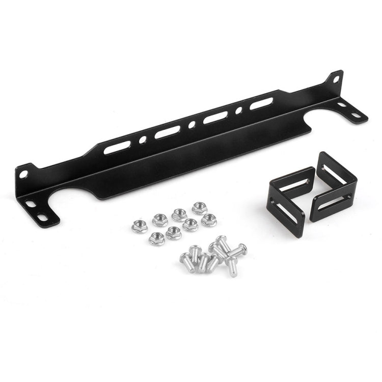 British 330mm Car Engine Oil Cooler Mounting Bracket Kit(Black) - Engine Fittings by PMC TechLife | Online Shopping South Africa | PMC TechLife | Buy Now Pay Later Mobicred