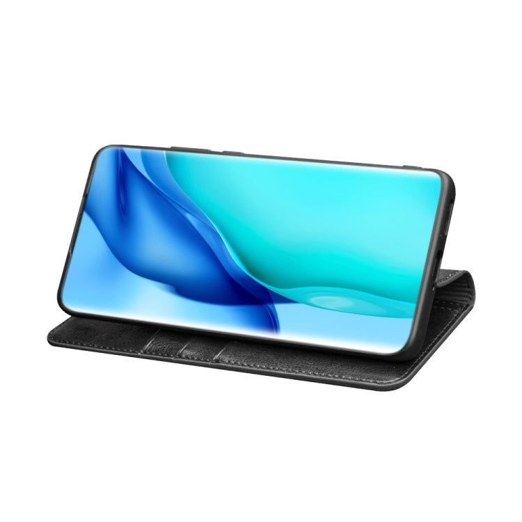 For Huawei P50 QIALINO Genuine Leather Phone Case(Black) - Huawei Cases by QIALINO | Online Shopping South Africa | PMC TechLife | Buy Now Pay Later Mobicred