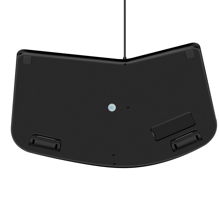 390B 87-key Ergonomic Split Wired Keyboard - Wired Keyboard by PMC Jewellery | Online Shopping South Africa | PMC Jewellery | Buy Now Pay Later Mobicred