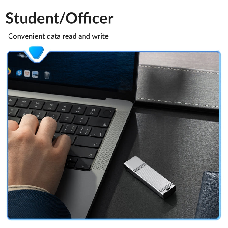 ORICO 256GB Type-C USB3.2 Gen1 USB Flash Drive, Read 260MB/s, Write 50MB/s (Silver) - free shipping - PMC Jewellery - Order now!